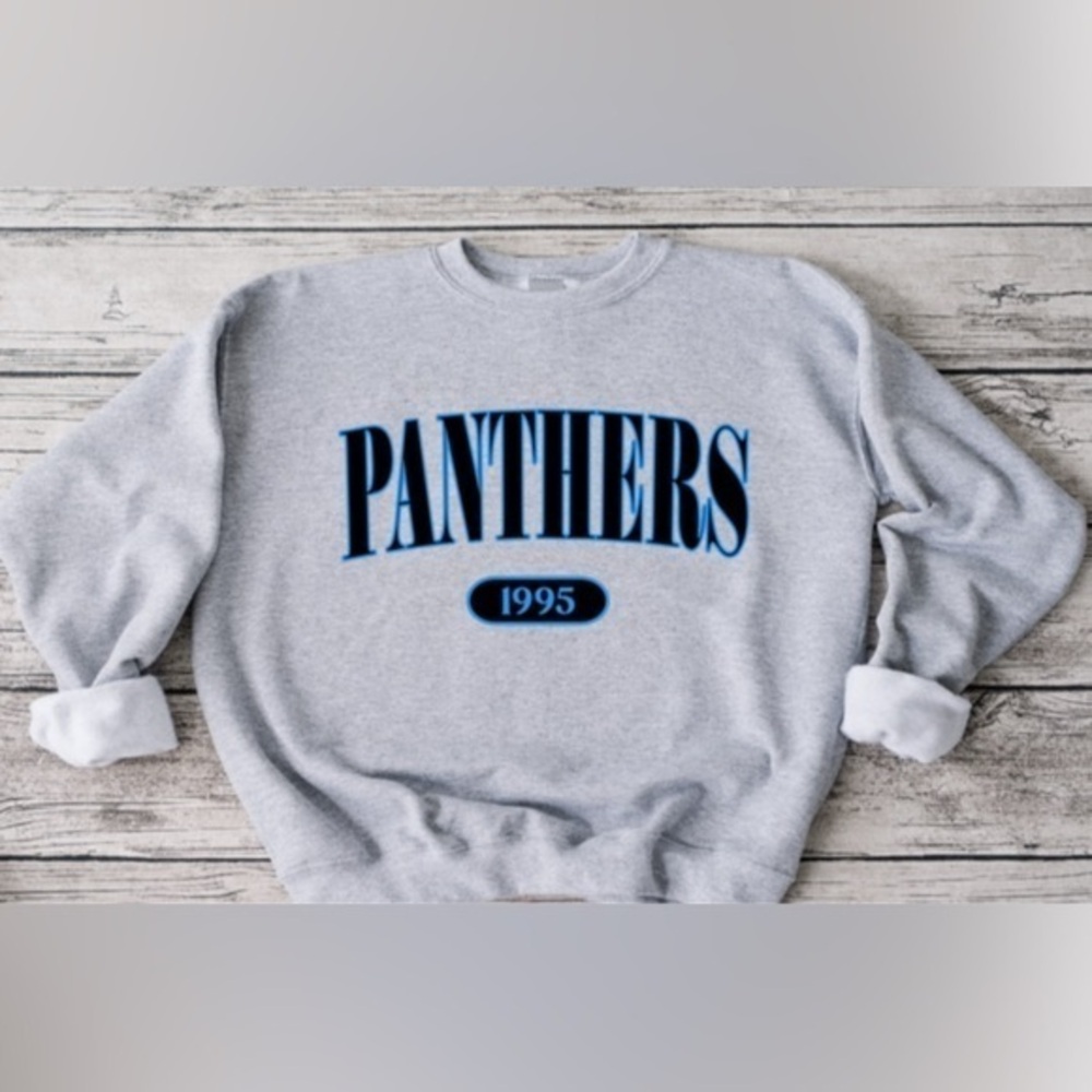 Panthers Offset Crewneck